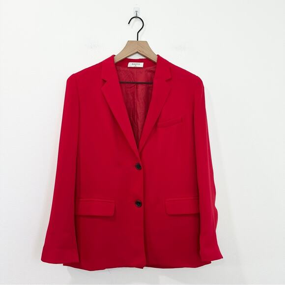 Aritzia Babaton Demy Oversized Blazer in Red size XS - Picture 2 of 9